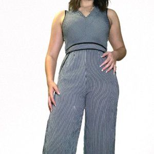 Striped Jumpsuit